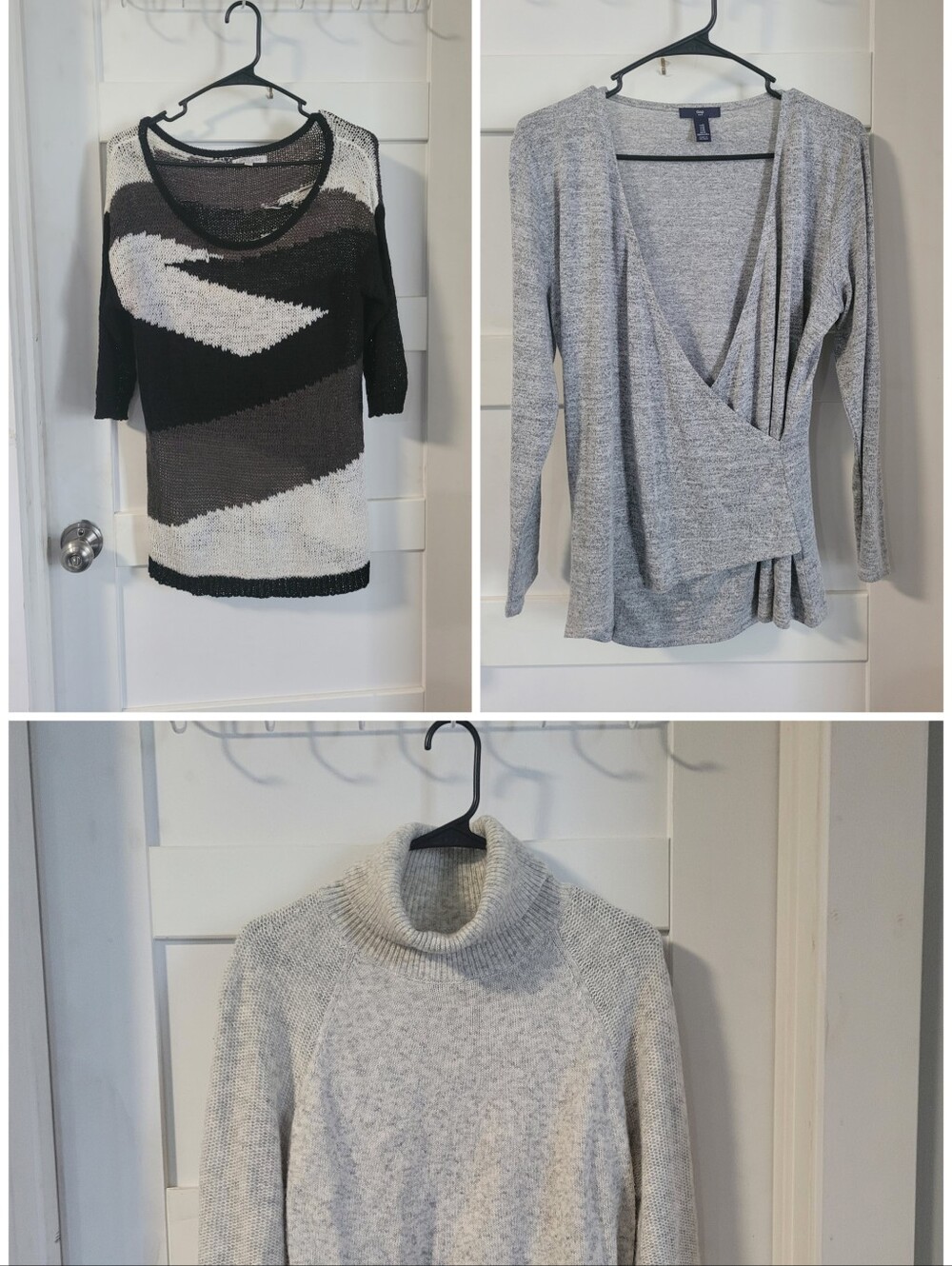 Lot of Medium Women’s Gray Knit Sweaters